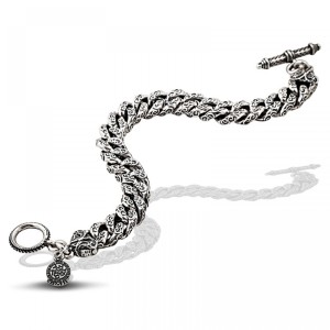 Ασημένιο Βραχιόλι Πλέξη Σχοινιού από τον Dimitrios Exclusive