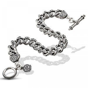 Ασημένιο Βραχιόλι με Στριφτή Πλέξη από τον Dimitrios Exclusive