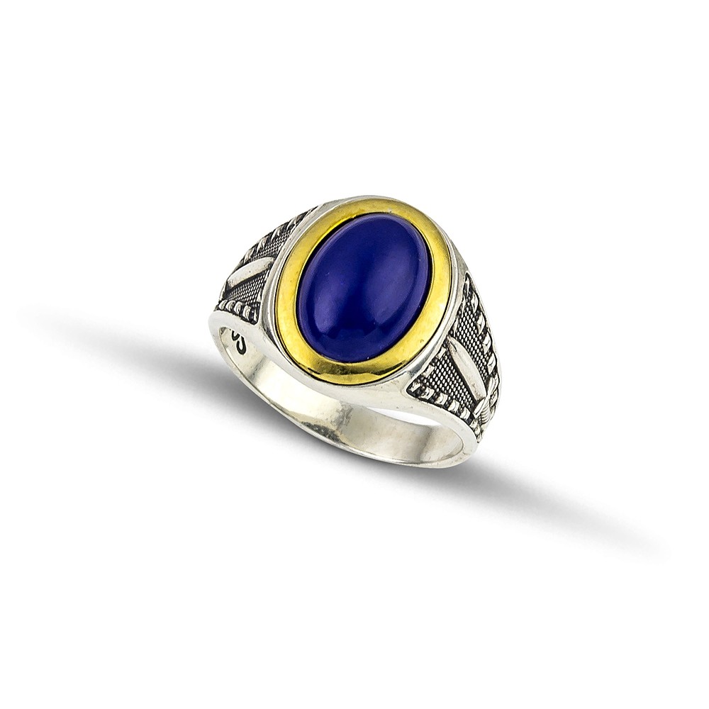 Ασημένιο Δαχτυλίδι με Λάπις Λαζούλι από τον Dimitrios Exclusive