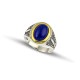 Ασημένιο Δαχτυλίδι με Λάπις Λαζούλι από τον Dimitrios Exclusive