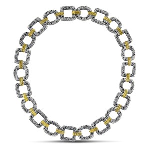 Ασημένιο Κολιέ με Βυζαντινά Μοτίβα από τον Dimitrios Exclusive