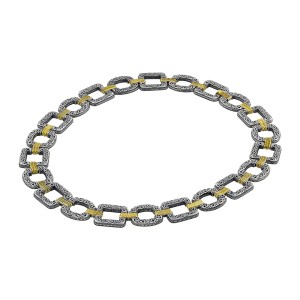 Ασημένιο Κολιέ με Βυζαντινά Μοτίβα από τον Dimitrios Exclusive