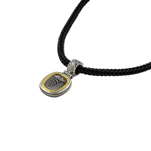 Αντρικό Ασημένιο Μενταγιόν με το Σύμβολο του Ιπποκράτη