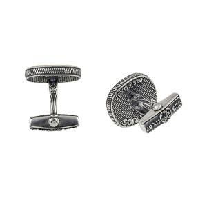 Ασημένια Μανικετόκουμπα με το Σύμβολο του Ιπποκράτη