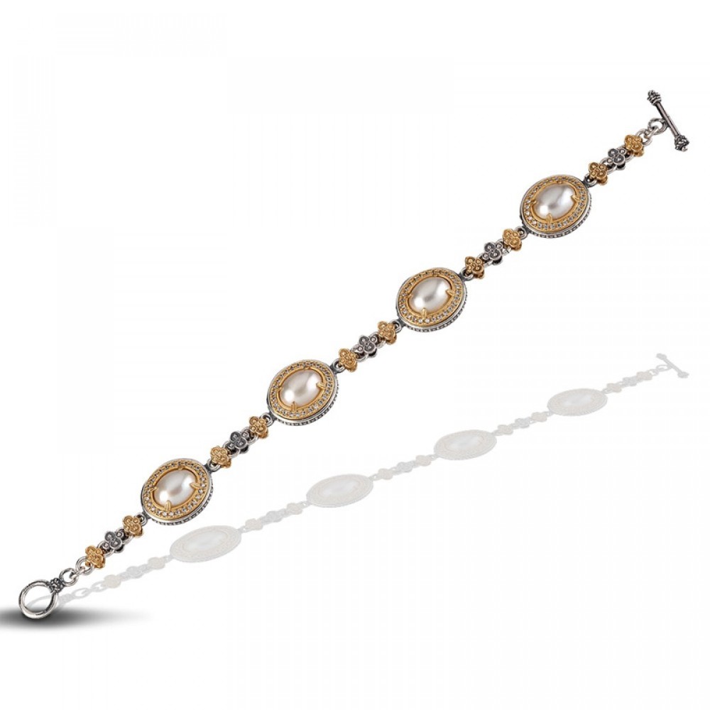  Βραχιόλι με Mother of Pearl από τον Dimitrios Exclusive