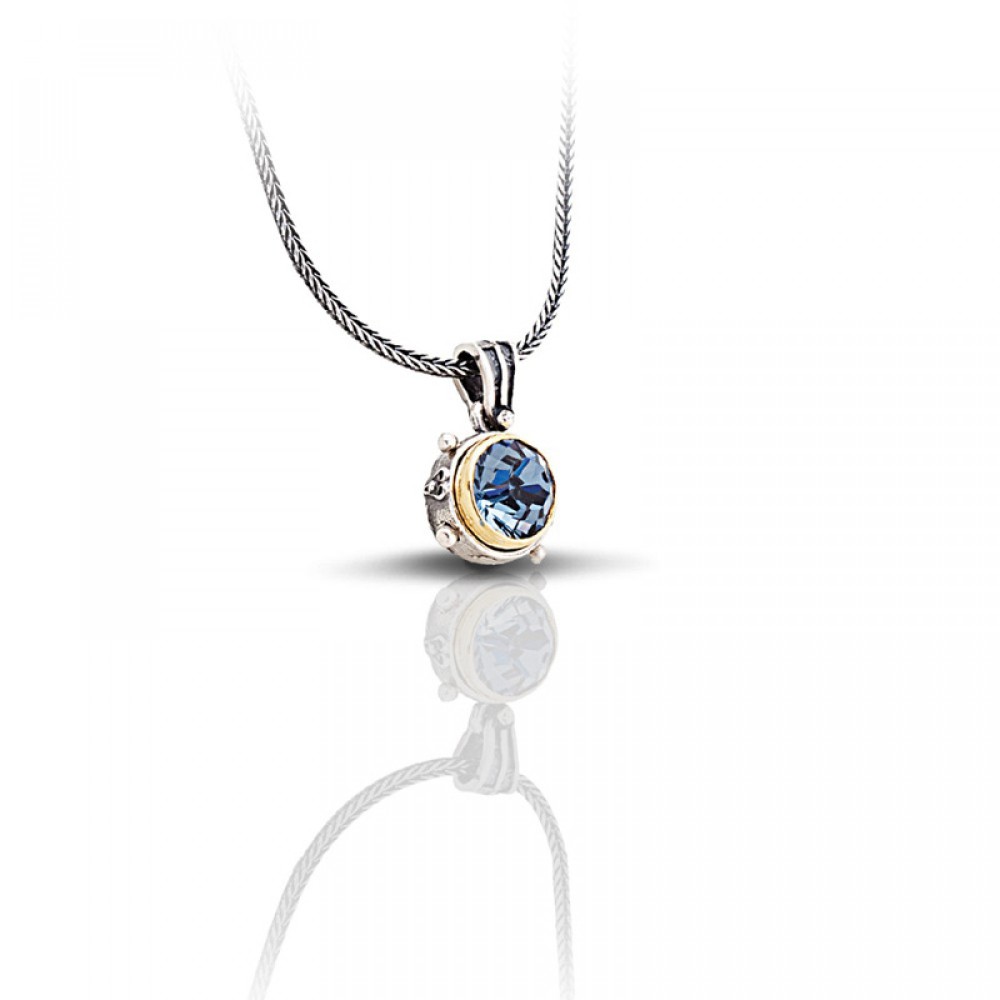 Ασημένιο Μενταγιόν με Swarovski από τον Dimitrios Exclusive