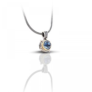 Ασημένιο Μενταγιόν με Swarovski από τον Dimitrios Exclusive