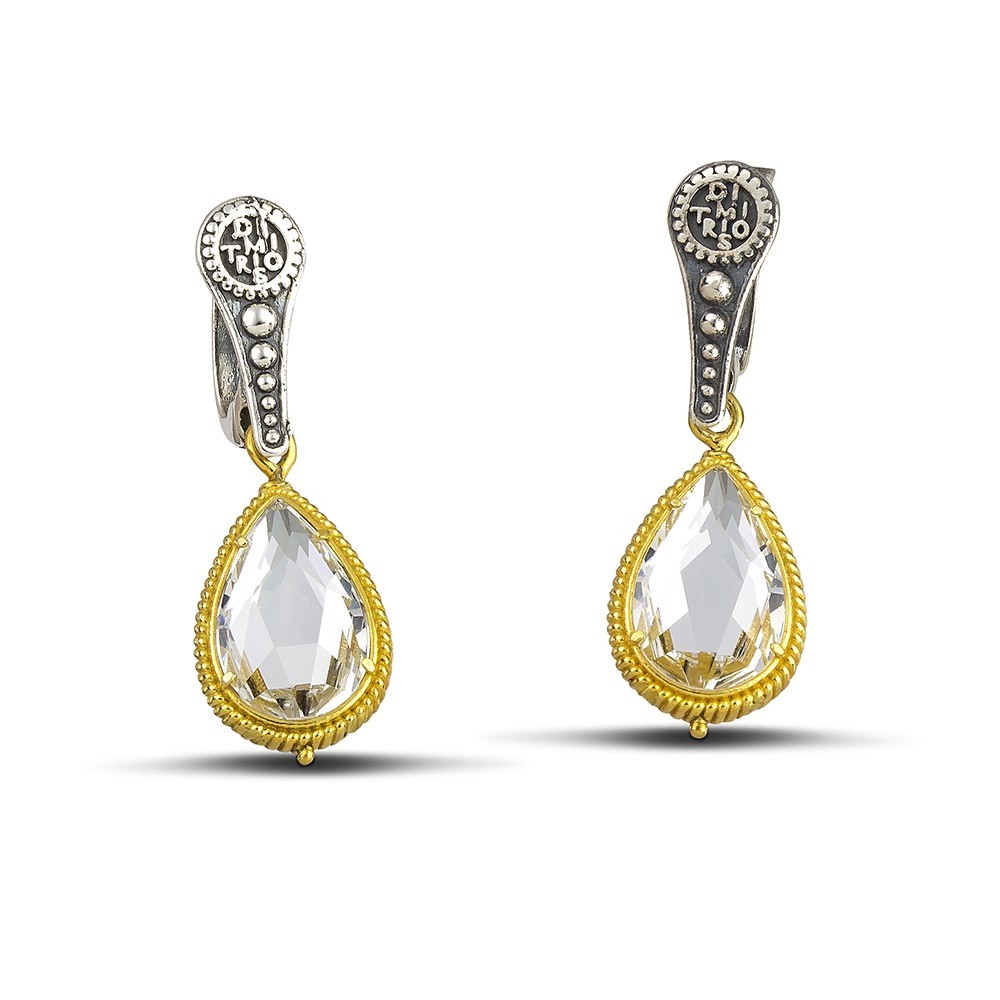 Σκουλαρίκια με Πέτρες Swarovski από τον Dimitrios Exclusive