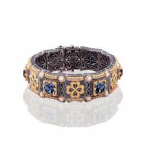 Ασημένιο Βραχιόλι με Κρύσταλλα Swarovski από τον Dimitrios Exclusive