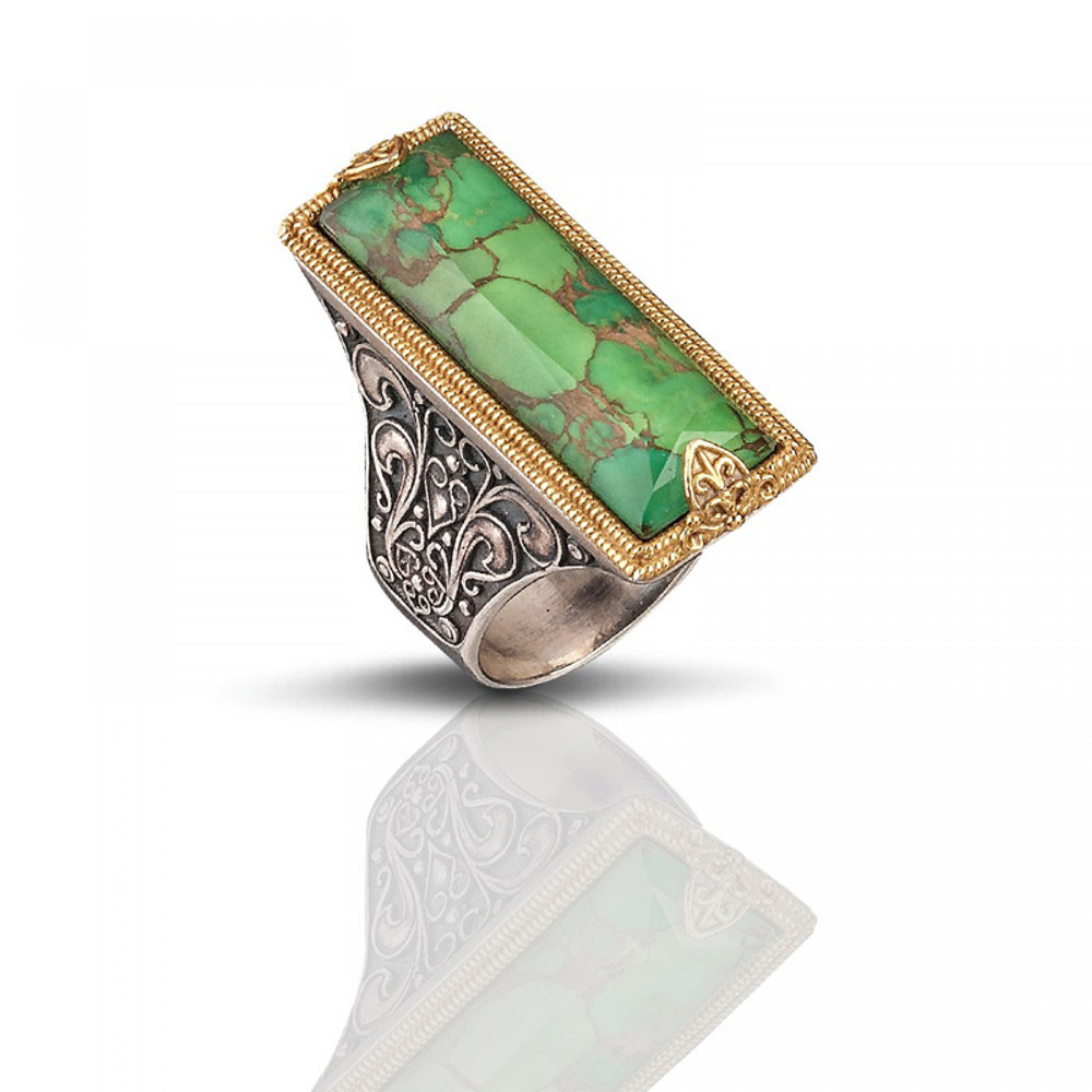 Δαχτυλίδι με Πράσινο Τυρκουάζ από τον Dimitrios Exclusive