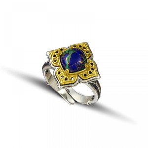 Ασημένιο Δαχτυλίδι με Ημιπολύτιμους Λίθους από τον Dimitrios Exclusive