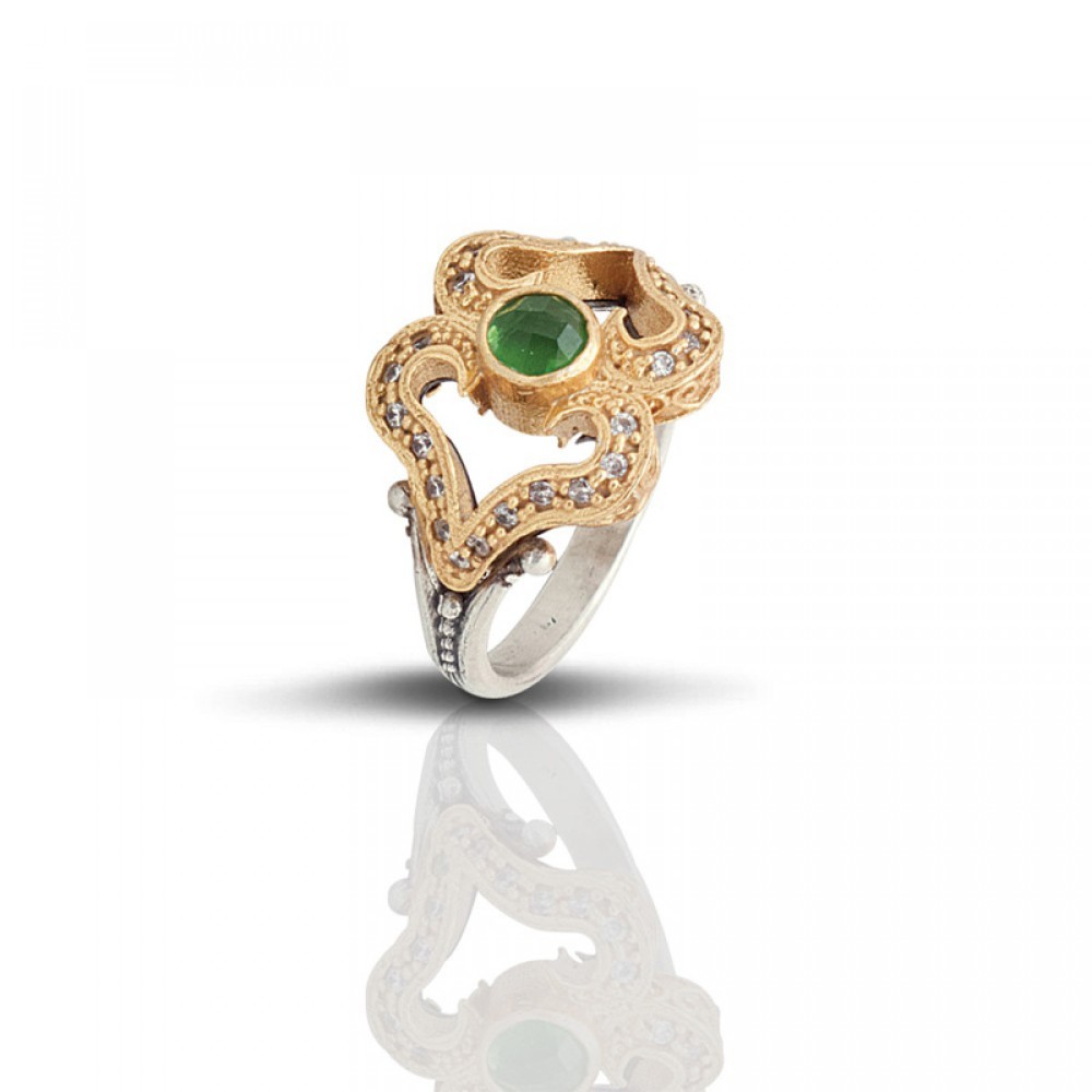 Ασημένιο Δαχτυλίδι με Ημιπολύτιμη Πέτρα από τον Dimitrios Exclusive