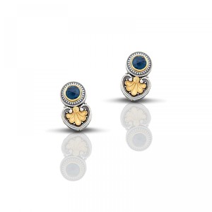 Ασημένια Σκουλαρίκια με Ημιπολύτιμες Πέτρες από τον Dimitrios Exclusive