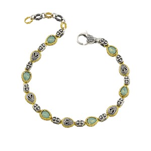 Κομψό 925 Ασημένιο Βραχιόλι με Swarovski και Ζιργκόν από τον Dimitrios Exclusive