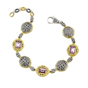 Ασημένιο Βραχιόλι με Κρυστάλλους Swarovski από τον Dimitrios Exclusive