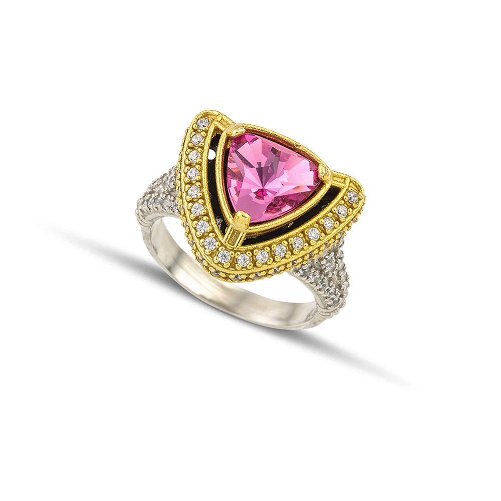 Δαχτυλίδι Cocktail με Πέτρα Cat Eye και Ζιργκόν από τον Dimitrios Exclusive