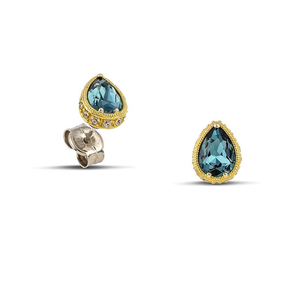 Σκουλαρίκια 925 Ασημένια με Κρύσταλλα Swarovski από τον Dimitrios Exclusive