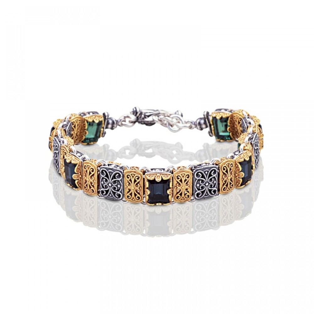 Ασημένιο Βραχιόλι Διπλής Όψης με Κρύσταλλα Swarovski από τον Dimitrios Exclusive Ασημένιο Βραχιόλι Διπλής Όψης με Κρύσταλλα Swarovski από τον Dimitrios Exclusive