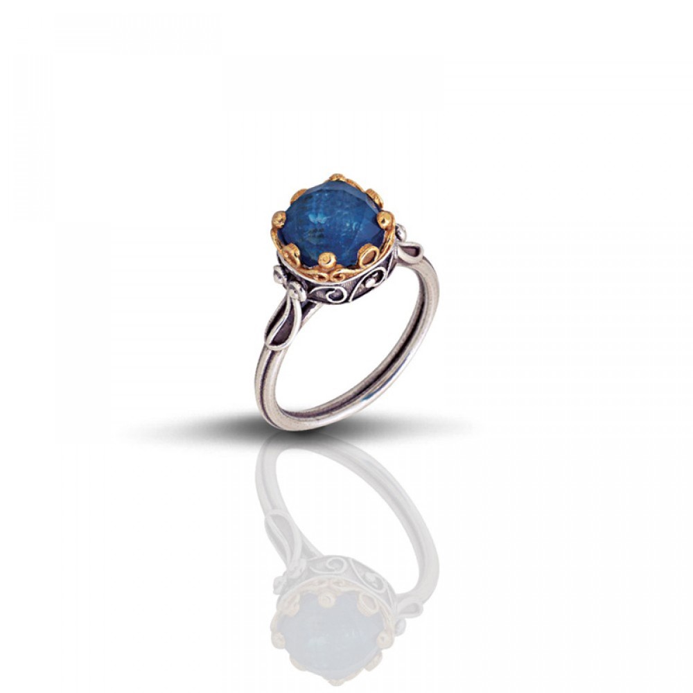 Εκλεπτυσμένο Ασημένιο Δαχτυλίδι με Κρυστάλλους Swarovski από τον Dimitrios Exclusive