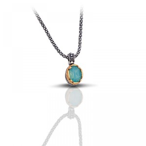 Κομψό Ασημένιο Μενταγιόν με Κρυστάλλους Swarovski από τον Dimitrios Exclusive