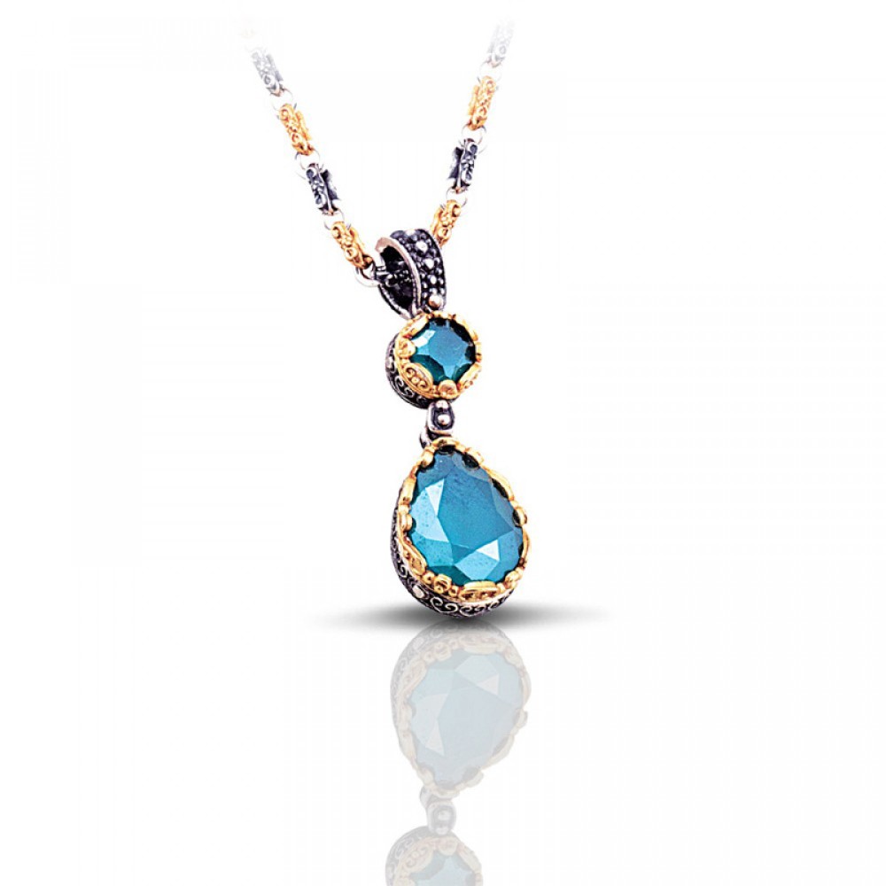 Ασημένιο Μενταγιόν με Επιχρυσωμένο Στεφάνι και Κρύσταλλα Swarovski από τον Dimitrios Exclusive