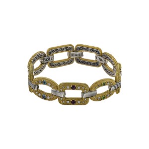 Δίχρωμο Βραχιόλι 