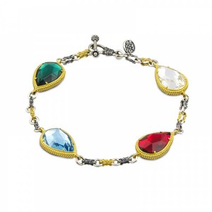 Βραχιόλι με Πολύχρωμους Κρυστάλλους Swarovski από τον Dimitrios Exclusive
