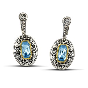 Ασημένια Σκουλαρίκια με Κρύσταλλα Swarovski από τον Dimitrios Exclusive