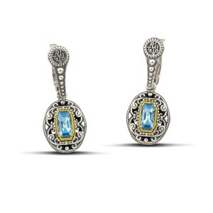 Ασημένια Σκουλαρίκια με Κρύσταλλα Swarovski από τον Dimitrios Exclusive