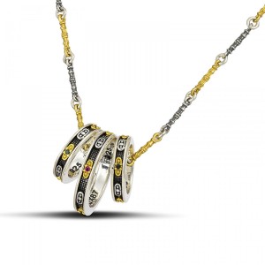 Ασημένιο Μενταγιόν με Ζιργκόν από τον Dimitrios Exclusive