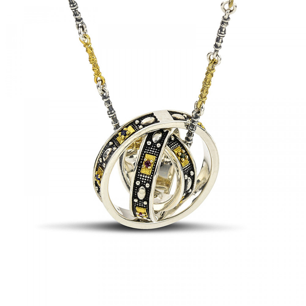 Ασημένιο Μενταγιόν με Ζιργκόν από τον Dimitrios Exclusive