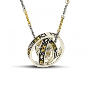 Ασημένιο Μενταγιόν με Ζιργκόν από τον Dimitrios Exclusive