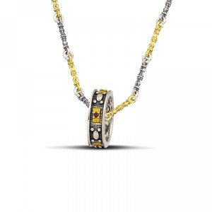 Ασημένιο Μενταγιόν με Ζιργκόν από τον Dimitrios Exclusive