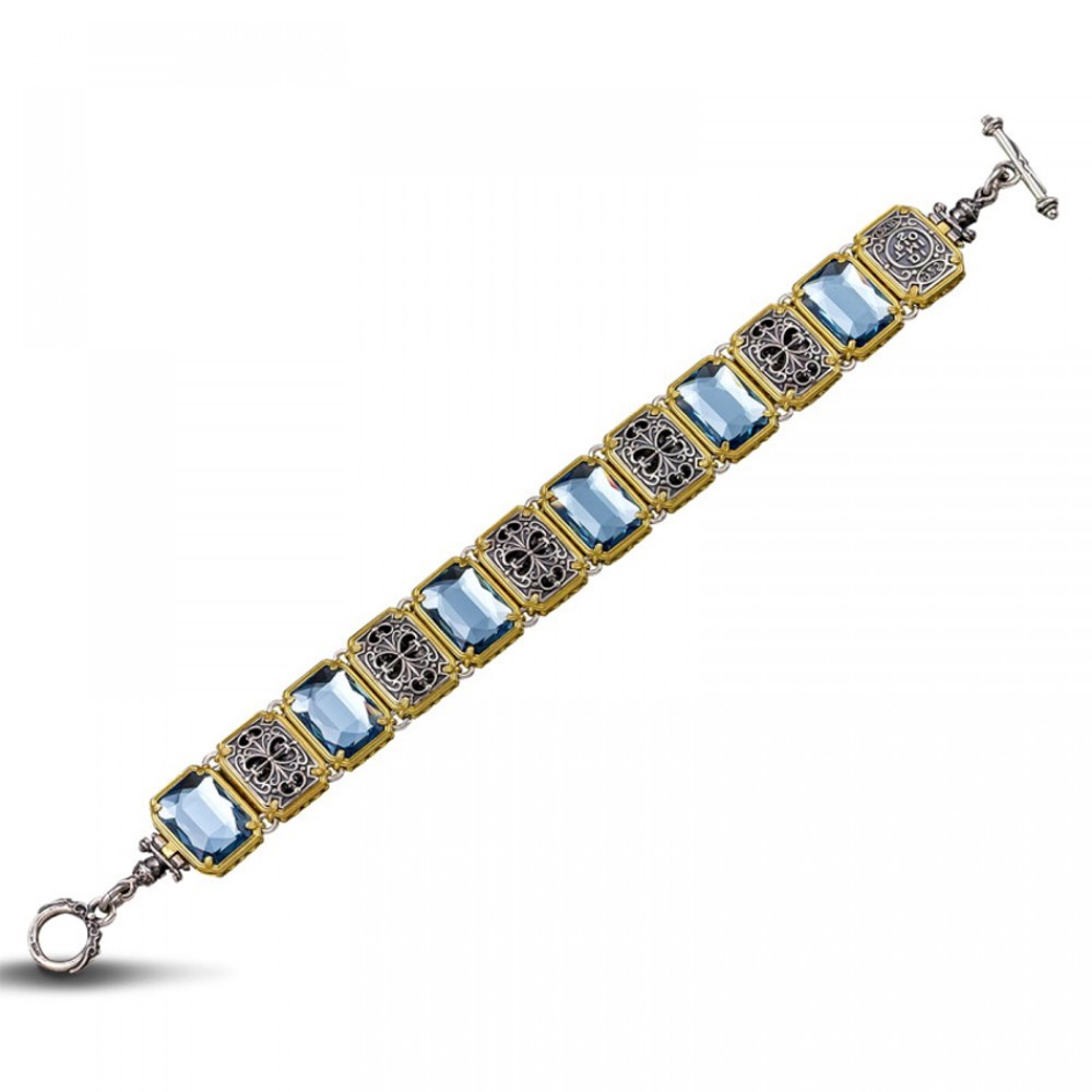 Ασημένιο Διπλής Όψης Βραχιόλι με Swarovski Stones από Dimitrios Exclusive Ασημένιο Διπλής Όψης Βραχιόλι με Swarovski Stones από Dimitrios Exclusive