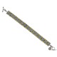 Ασημένιο Βραχιόλι με Κρύσταλλα Swarovski και Χρυσωμένες Λεπτομέρειες από τον Dimitrios Exclusive Ασημένιο Βραχιόλι με Κρύσταλλα Swarovski και Χρυσωμένες Λεπτομέρειες από τον Dimitrios Exclusive