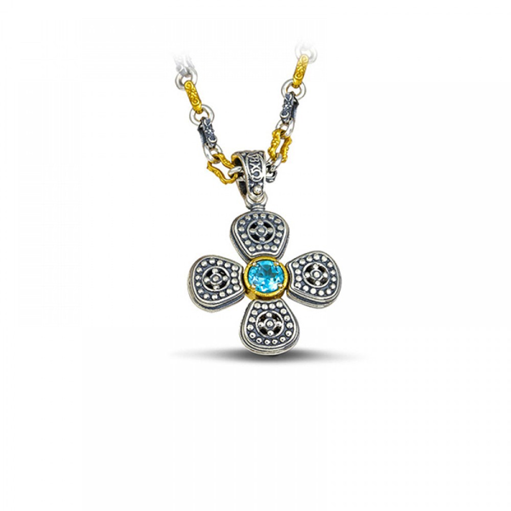 Μενταγιόν 925 με Πέτρες Ημιπολύτιμες Πέτρες 