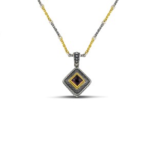 Μενταγιόν 925 με Ημιπολύτιμες Πέτρες