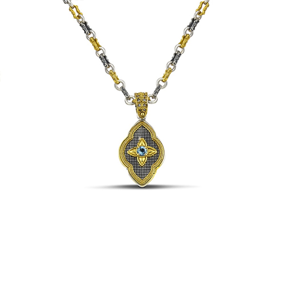 Μενταγιόν 925 με Ημιπολύτιμες Πέτρες