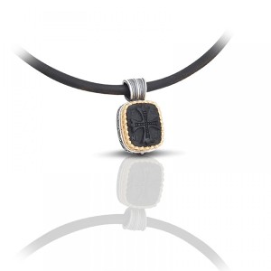 Ασημένιο Μενταγιόν με Ορειχάλκινο Έμβλημα και Επιχρυσωμένο Πλαίσιο από τον Dimitrios Exclusive