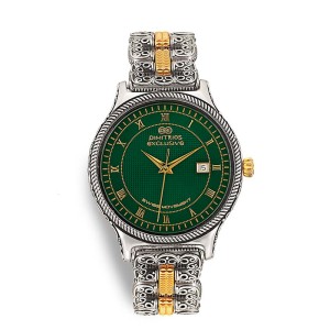 Ασημένιο ρολόι με μπρασελέ