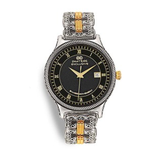 Ασημένιο ρολόι με μπρασελέ