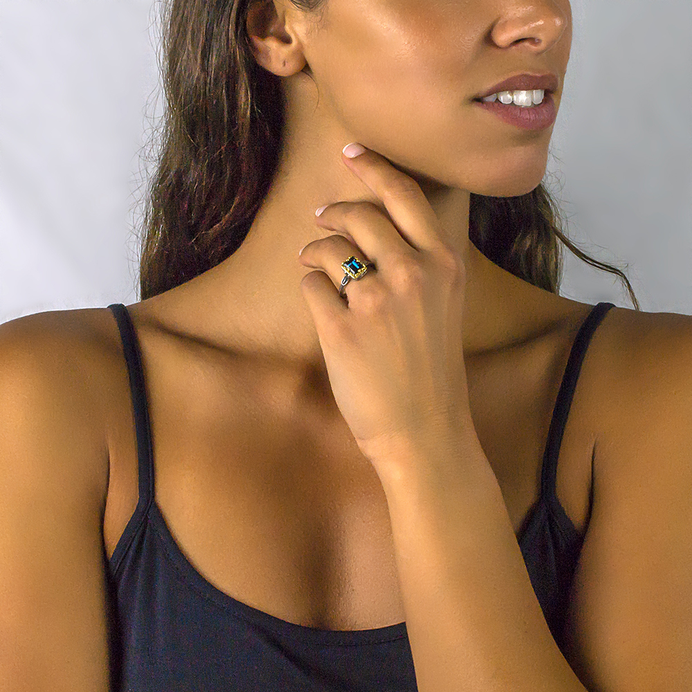 Δαχτυλίδι με Swarovski Πέτρα D51