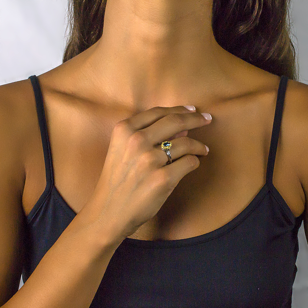 Δαχτυλίδι με Swarovski Πέτρα D48