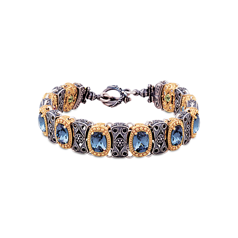 Ασημένιο Βραχιόλι Διπλής Όψης με Κρύσταλλο Swarovski από τον Dimitrios Exclusive Ασημένιο Βραχιόλι Διπλής Όψης με Κρύσταλλο Swarovski από τον Dimitrios Exclusive