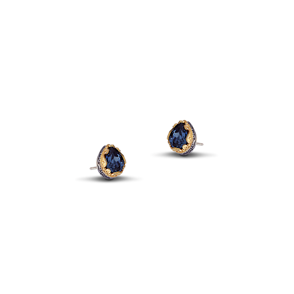 Σκουλαρίκια Καρφί με Swarovski Πέτρες S48